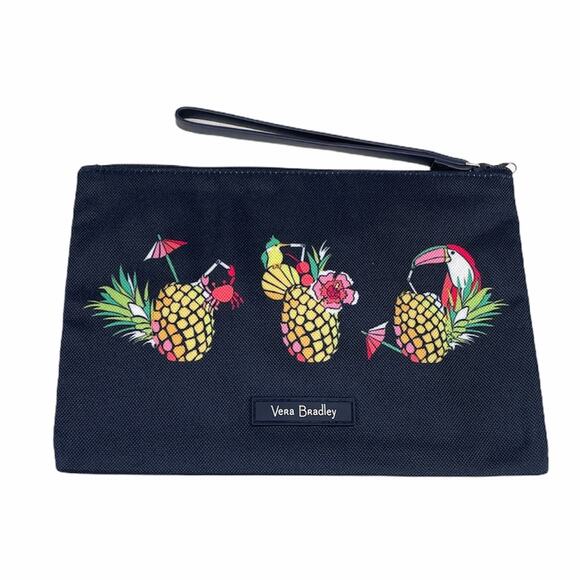 Vera Bradley Lighten Wristlet Toucan Party Navy - Picture 2 of 4